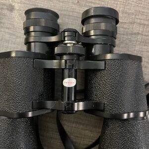 Sleek Black Binoculars for Men